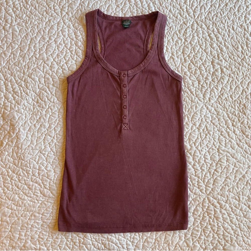 Wild fable button up tank